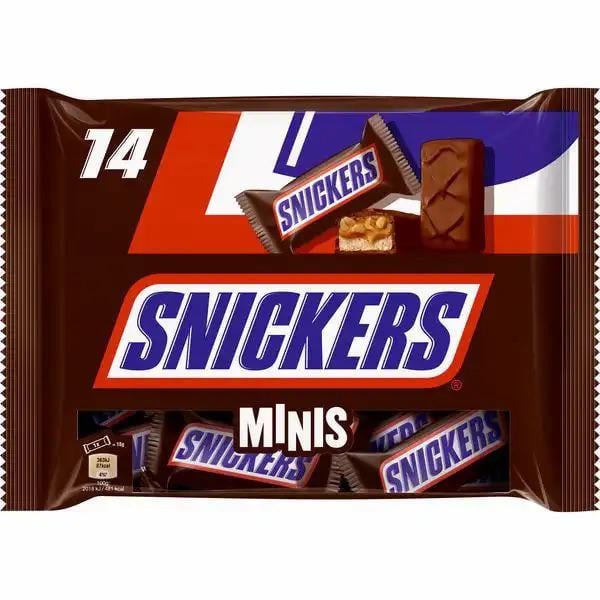 Батончики Snickers minis 14s 275 г (Ц-251)