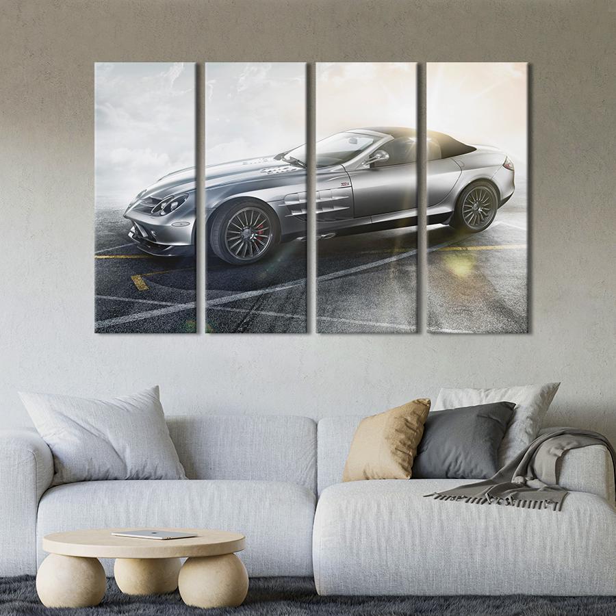 Картина на холсте Превосходный автомобиль Mercedes-Benz SLR McLaren 149x93 см (1367-41) Картина на холсте Превосходный автомобиль Mercedes-Benz SLR McLaren 149x93 см (1367-41)