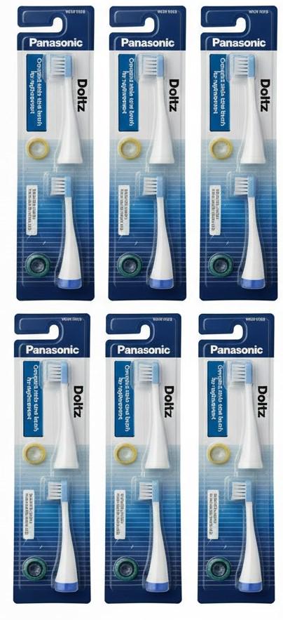 Насадка к электрической зубной щетке Panasonic WEW-0915E-W-AS3 6 блистеров