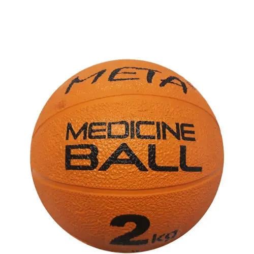 Медбол Meta Colour Medicine Ball 2 кг 19,5 см Помаранчевий (3000200100)