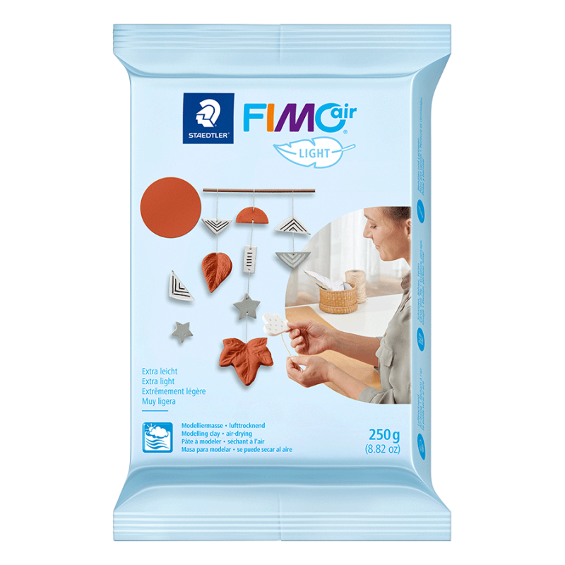 Глина полимерная самозастывающая FIMO Air Light 250 г Терракотовый (8131-76 04)