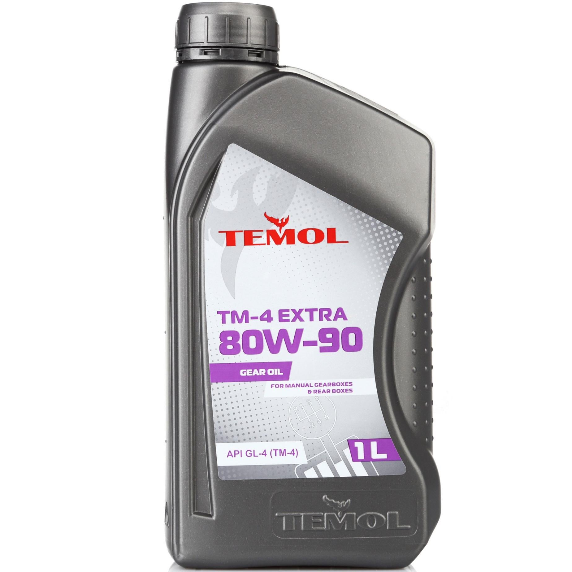Масло трансмиссионное Temol ТМ-4 Extra 80W-90 GL-4 1 л