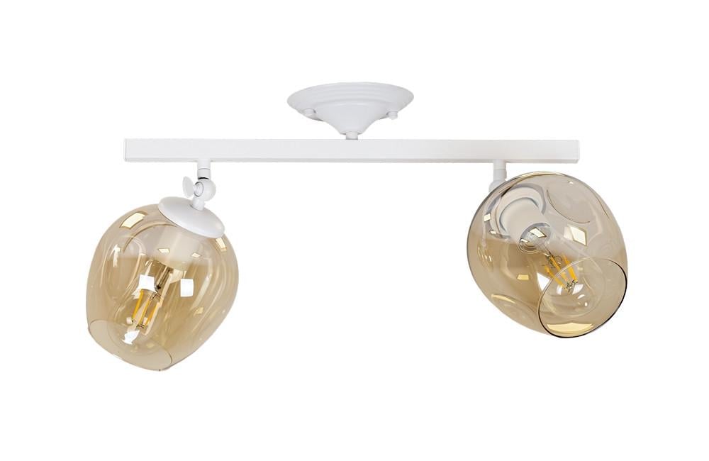 Люстра Levistella 756XPR0231F-2 WH+BR с двумя плафонами Белый/Бронзовый (1887935545)