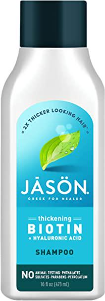 Шампунь Jason Natural Shampoo Biotine + Hyaluronic Acid 473 мл (1028)