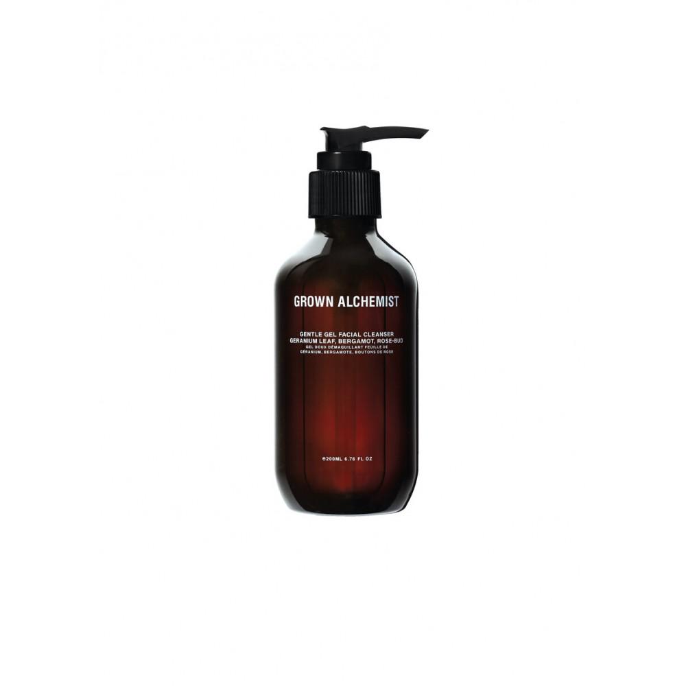 Гель мягкий очищающий лист Герани/бергамот/буденки розы GROWN ALCHEMIST Gentle Gel Facial Cleanse 200 мл (80435)