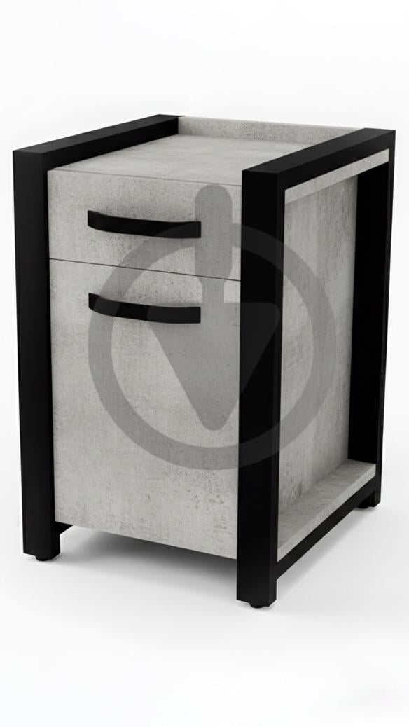 Тумба RoMax LOFT приставная металлический каркас 60х45х40 см ДСП Индастриал/Черный (tumba_loft-60x45-indastr_bl) Тумба RoMax LOFT приставная металлический каркас 60х45х40 см ДСП Индастриал/Черный (tumba_loft-60x45-indastr_bl)