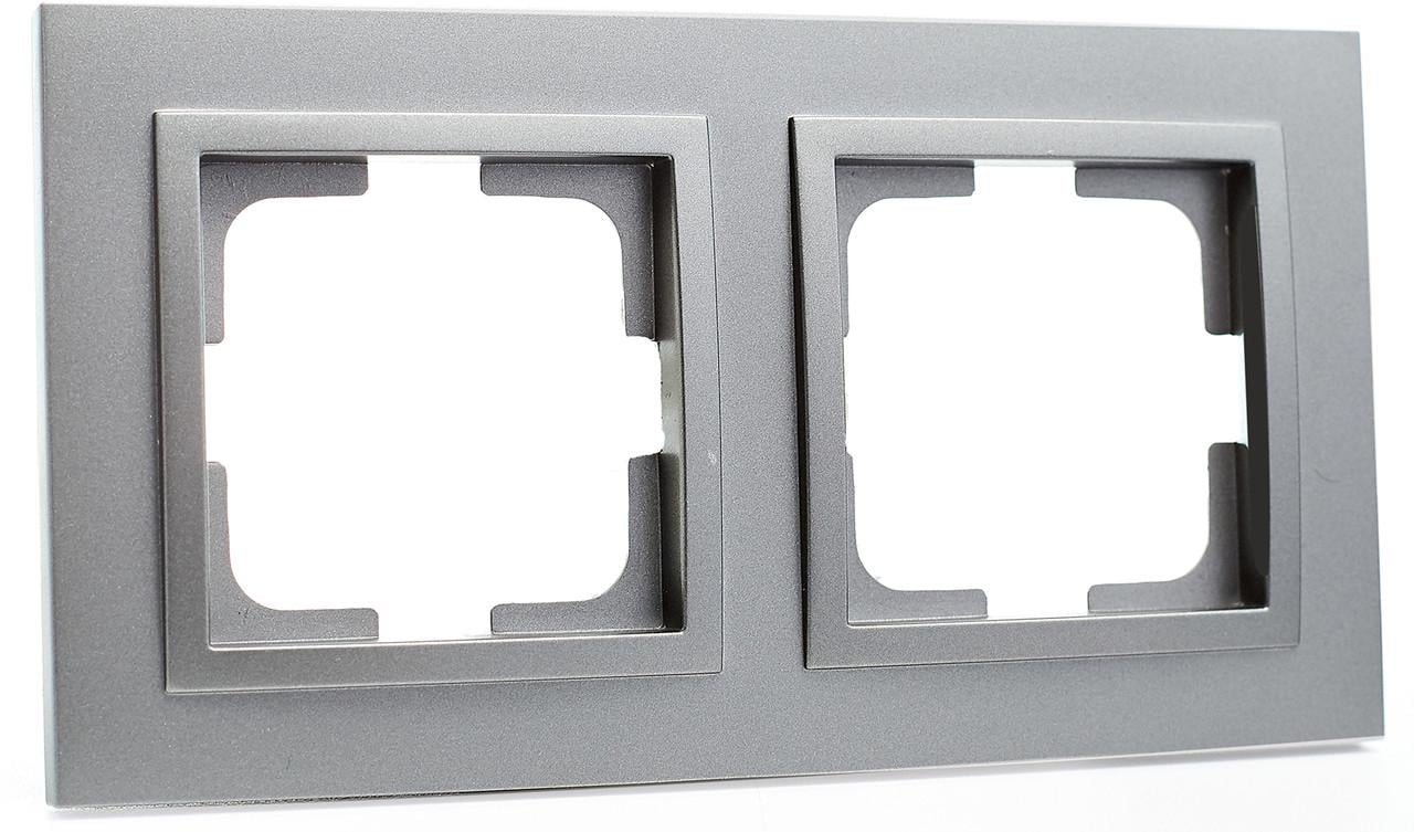 Рамка 2-ная универсальная Mono Electric DESPINA Антрацит (102-240000-161)