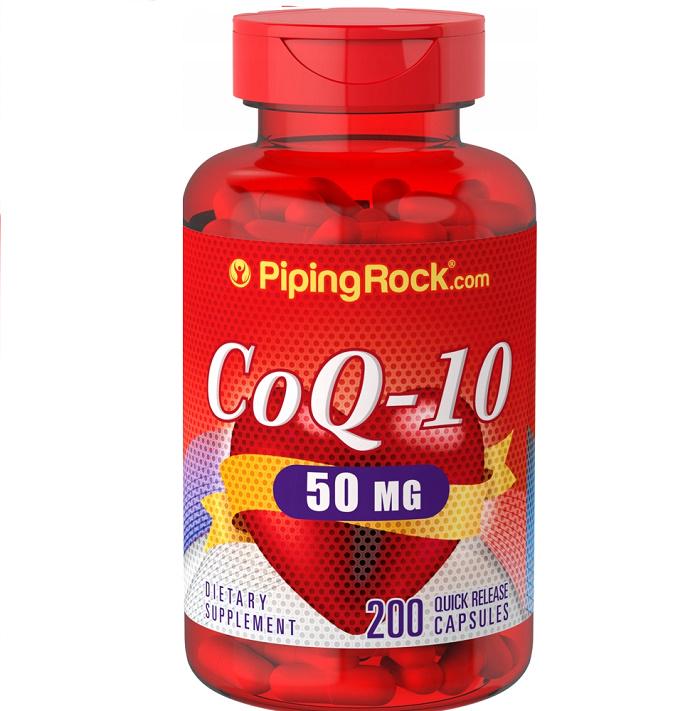 Коэнзим Piping Rock Coenzyme Q10 50 мг 200 Caps