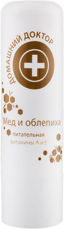 Гігієнічна помада Домашній доктор Мед і обліпиха 3,6 г (037203)