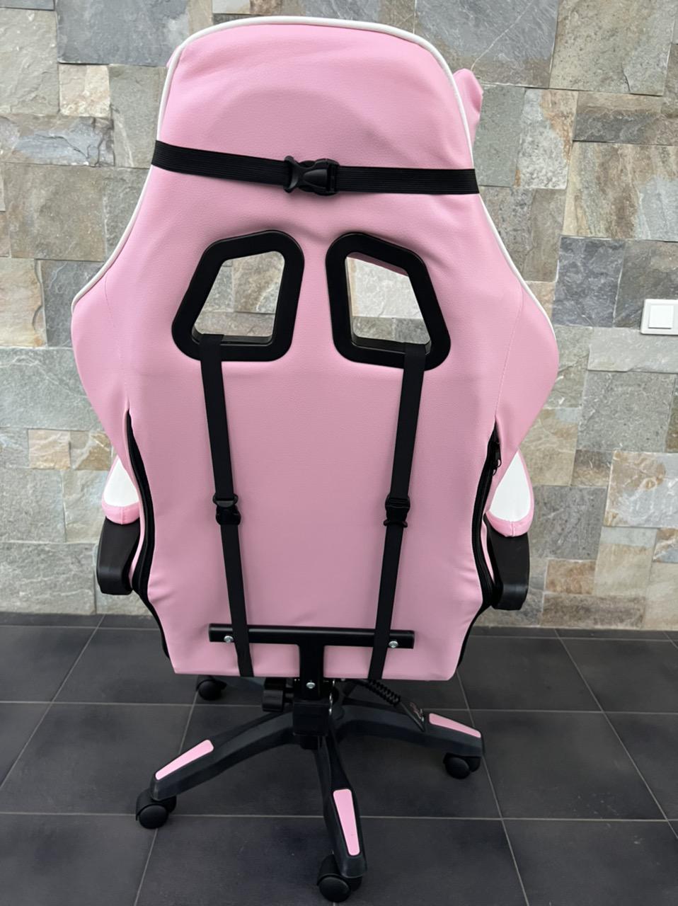 Кресло геймерское Prestige 730 Бело-розовый (14262557) - фото 8 Кресло геймерское Prestige 730 Бело-розовый (14262557) - фото 8