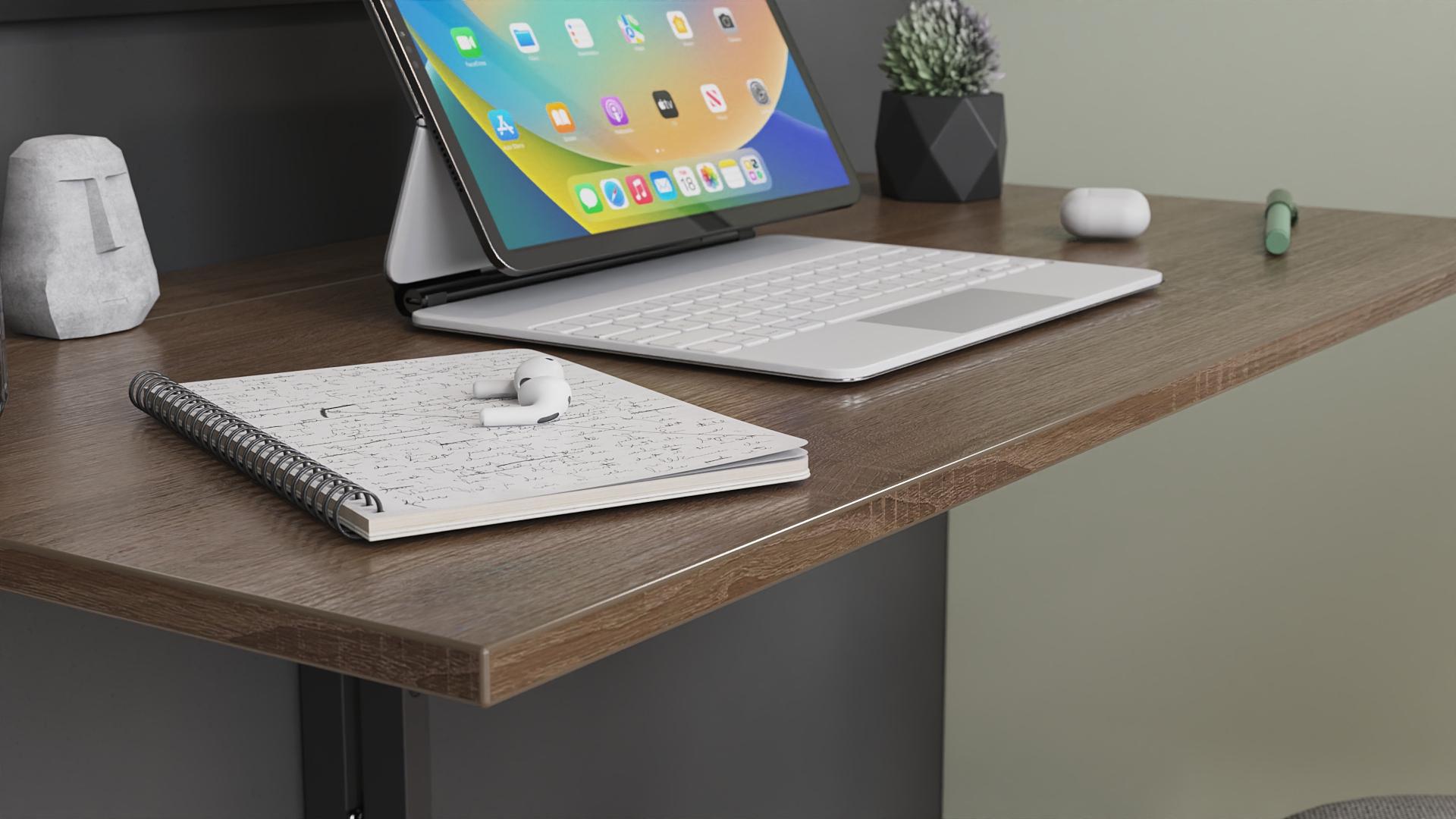 Обеденный стол-трансформер настенный Ferrum-decor Ника металл/ДСП 16 мм 420x900x500 мм Черный/Дуб Сонома Трюфель (FRD-105168) - фото 4 Обеденный стол-трансформер настенный Ferrum-decor Ника металл/ДСП 16 мм 420x900x500 мм Черный/Дуб Сонома Трюфель (FRD-105168) - фото 4