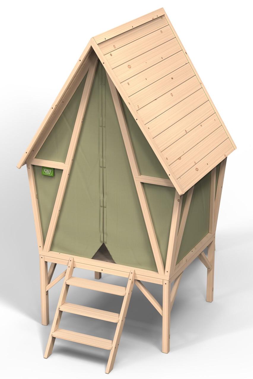 Игровой домик с горкой Exit Toys Yuki 300 из дерева кипариса - фото 2 Игровой домик с горкой Exit Toys Yuki 300 из дерева кипариса - фото 2