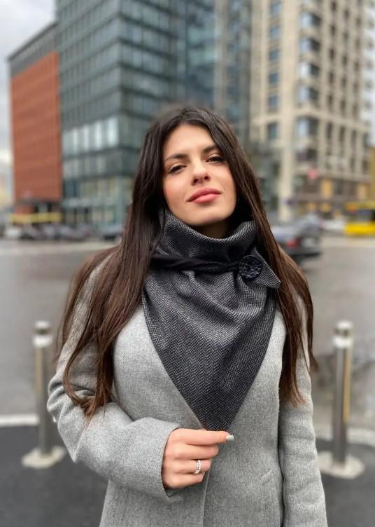 Шарф жіночий My scarf Единбург вовняний Чорний (30635605)