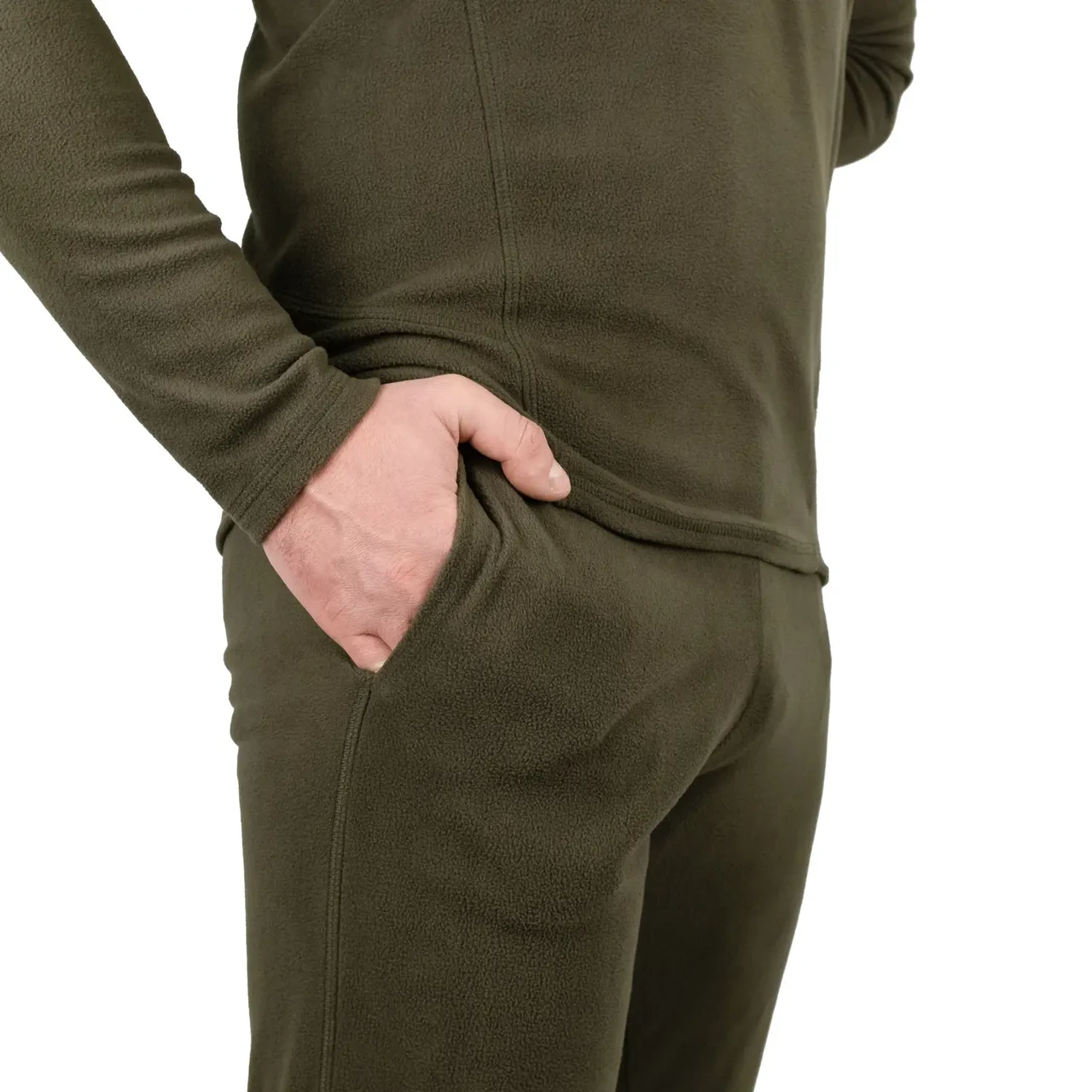 Набір чоловічої термобілизни Tribe Microfleece футболка та штани XL Olive (T-KA-0015-olive-XL) - фото 7 Набір чоловічої термобілизни Tribe Microfleece футболка та штани XL Olive (T-KA-0015-olive-XL) - фото 7