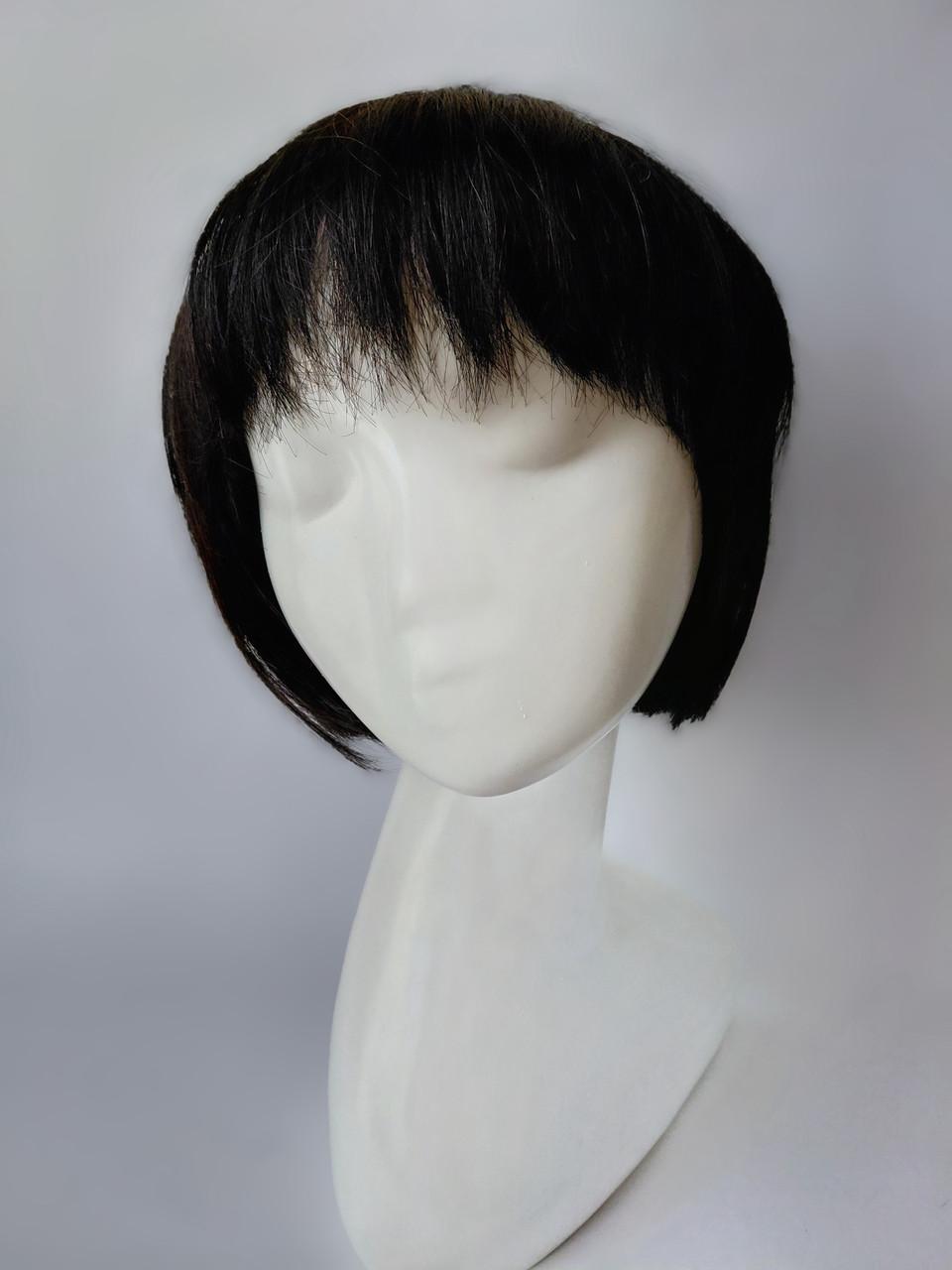 Парик каре из натуральных волос Черный (29279451) - фото 4 Парик каре из натуральных волос Черный (29279451) - фото 4