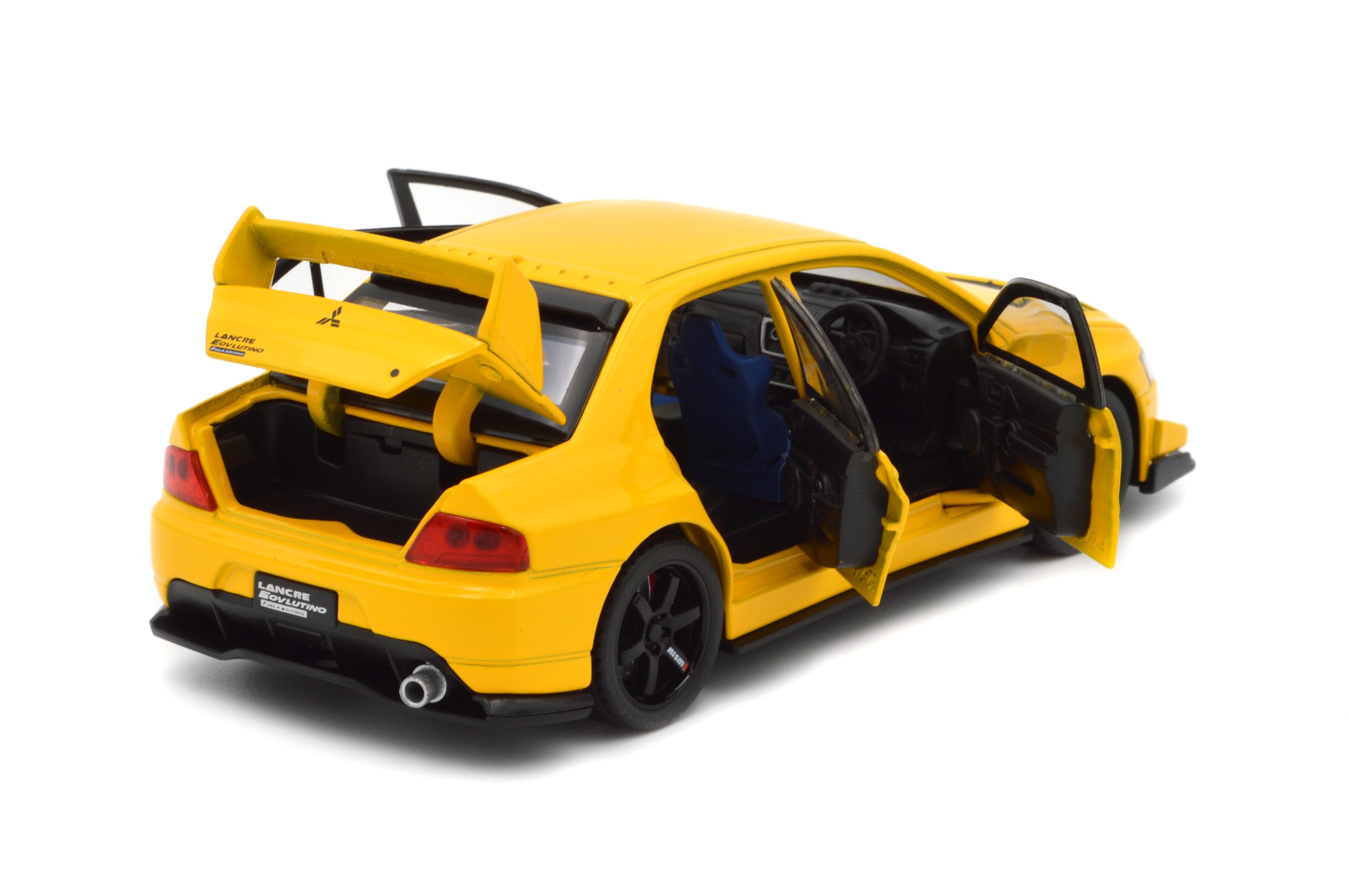 Іграшкова машинка металева Mitsubishi Lancer Evolution X 1:32 світло/звук/інерція/відкриваються двері (20651Y) - фото 5 Іграшкова машинка металева Mitsubishi Lancer Evolution X 1:32 світло/звук/інерція/відкриваються двері (20651Y) - фото 5