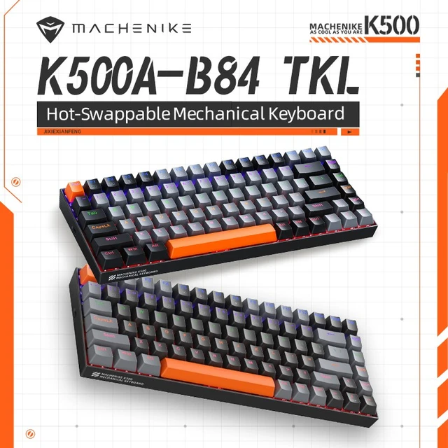 Клавиатура геймерская механическая Machenike K500A-B84 75% TKL Red switch (K500A-B84) - фото 3