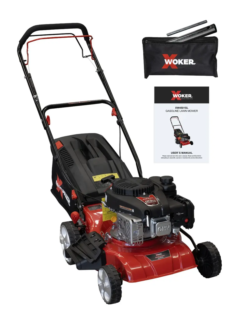 Газонокосилка бензиновая X-Woker XW4501SL 410 мм 2.9 кс (29739382) Газонокосилка бензиновая X-Woker XW4501SL 410 мм 2.9 кс (29739382)