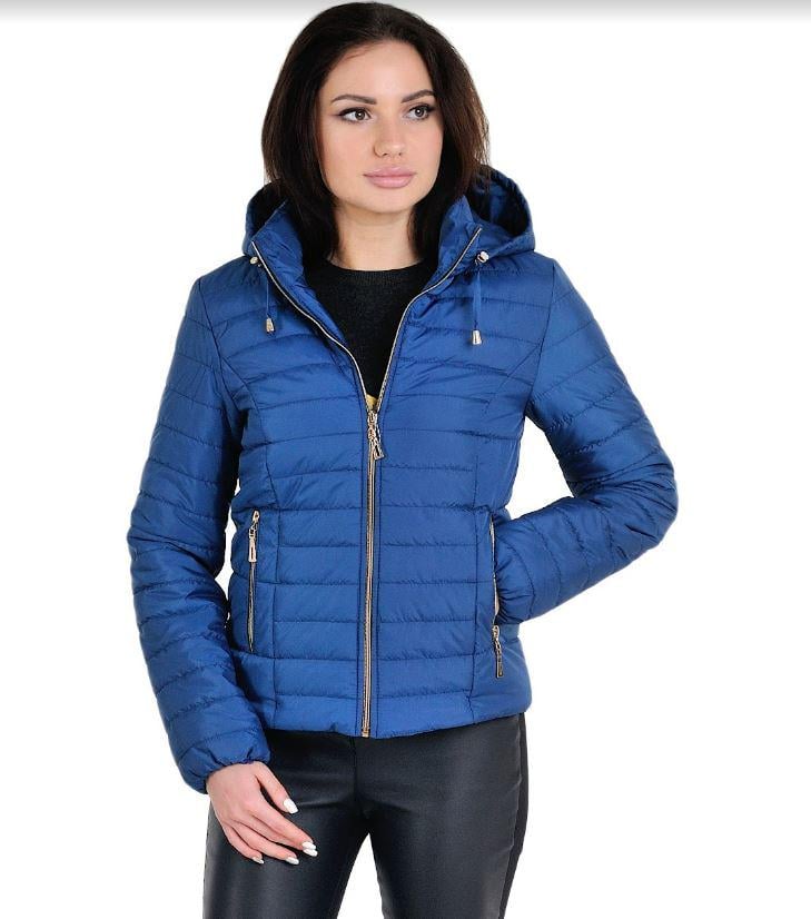 Куртка жіноча Женев'єва р. 44 Синій (0240-мк)