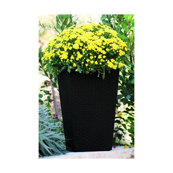 Горщик Keter Medium Rattan Planter Коричневий (7290103659271)