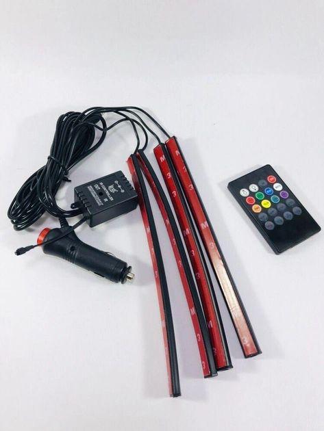 Подсветка универсальная RGB led с микрофоном для автомобиля (ma147) - фото 4