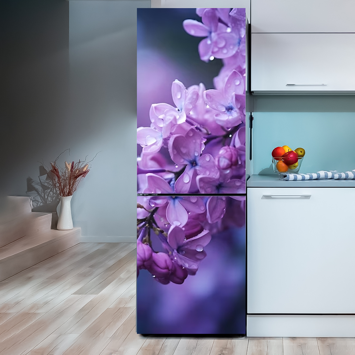 Наклейка Decor-oboi Бузок на холодильник