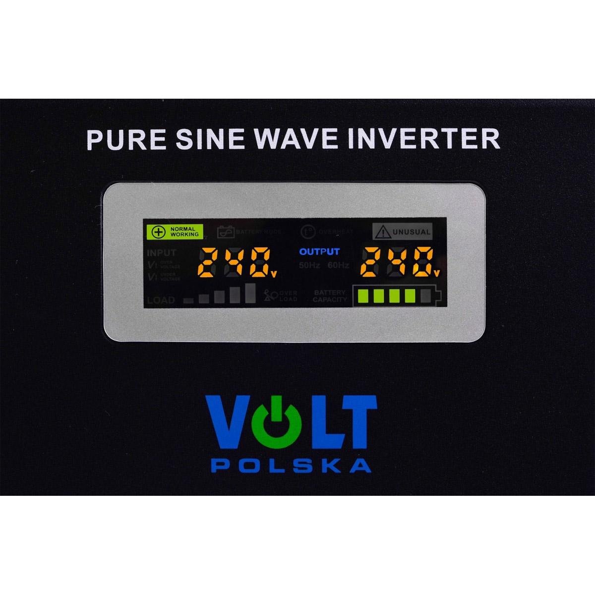 Джерело безперебійного живлення Volt Polska Sinus Pro 500VA (3SP095012W) - фото 4 Джерело безперебійного живлення Volt Polska Sinus Pro 500VA (3SP095012W) - фото 4