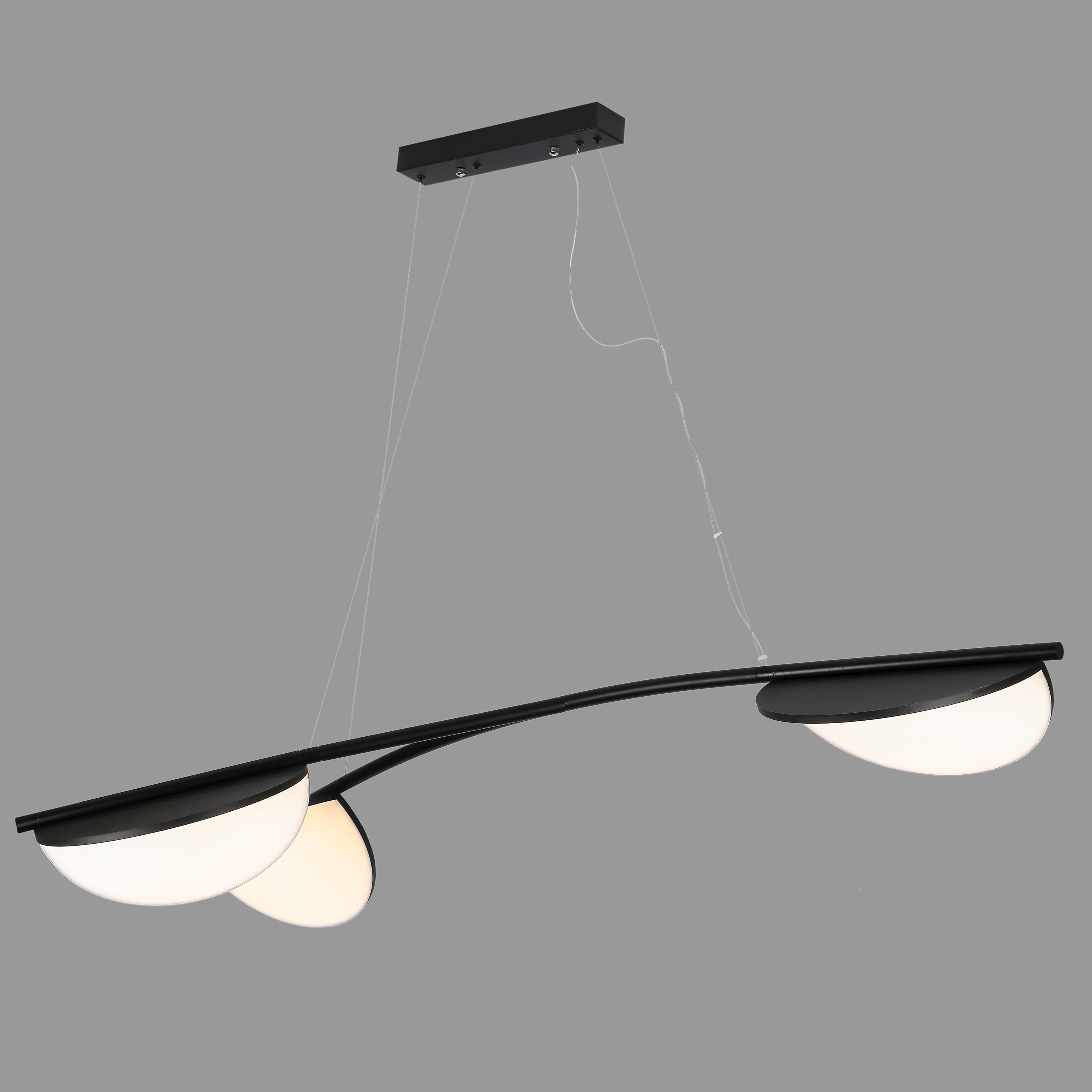 Люстра дизайнерская Flos 30W с пультом Черный (92-D1327-3 BK)