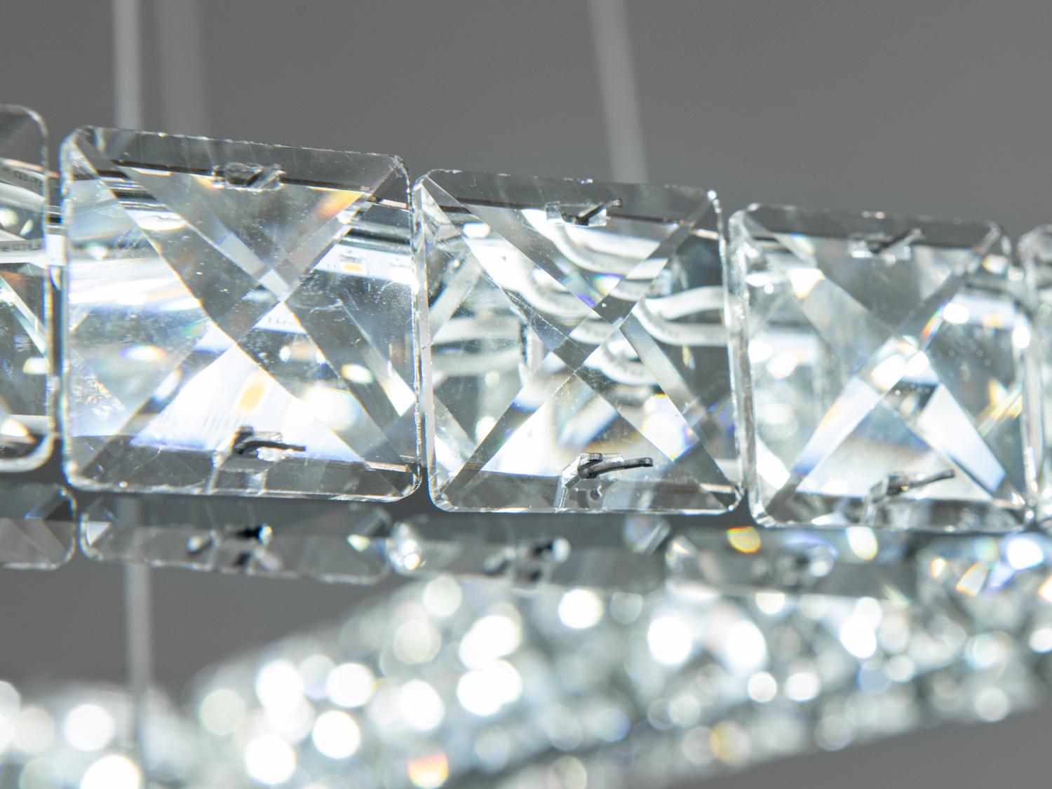 Люстра хрустальная светодиодная Хром (7223-2W/400+210HR) - фото 5 Люстра хрустальная светодиодная Хром (7223-2W/400+210HR) - фото 5