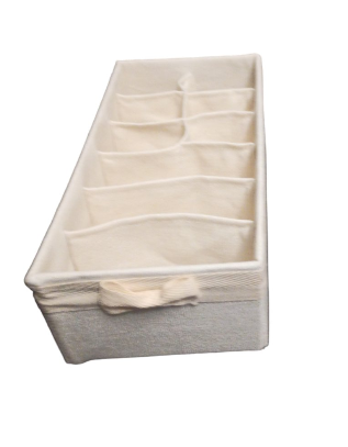 Органайзер для хранения нижнего белья Luib AVA 0.3 льняной ткани 15х30х10 см (24655954)