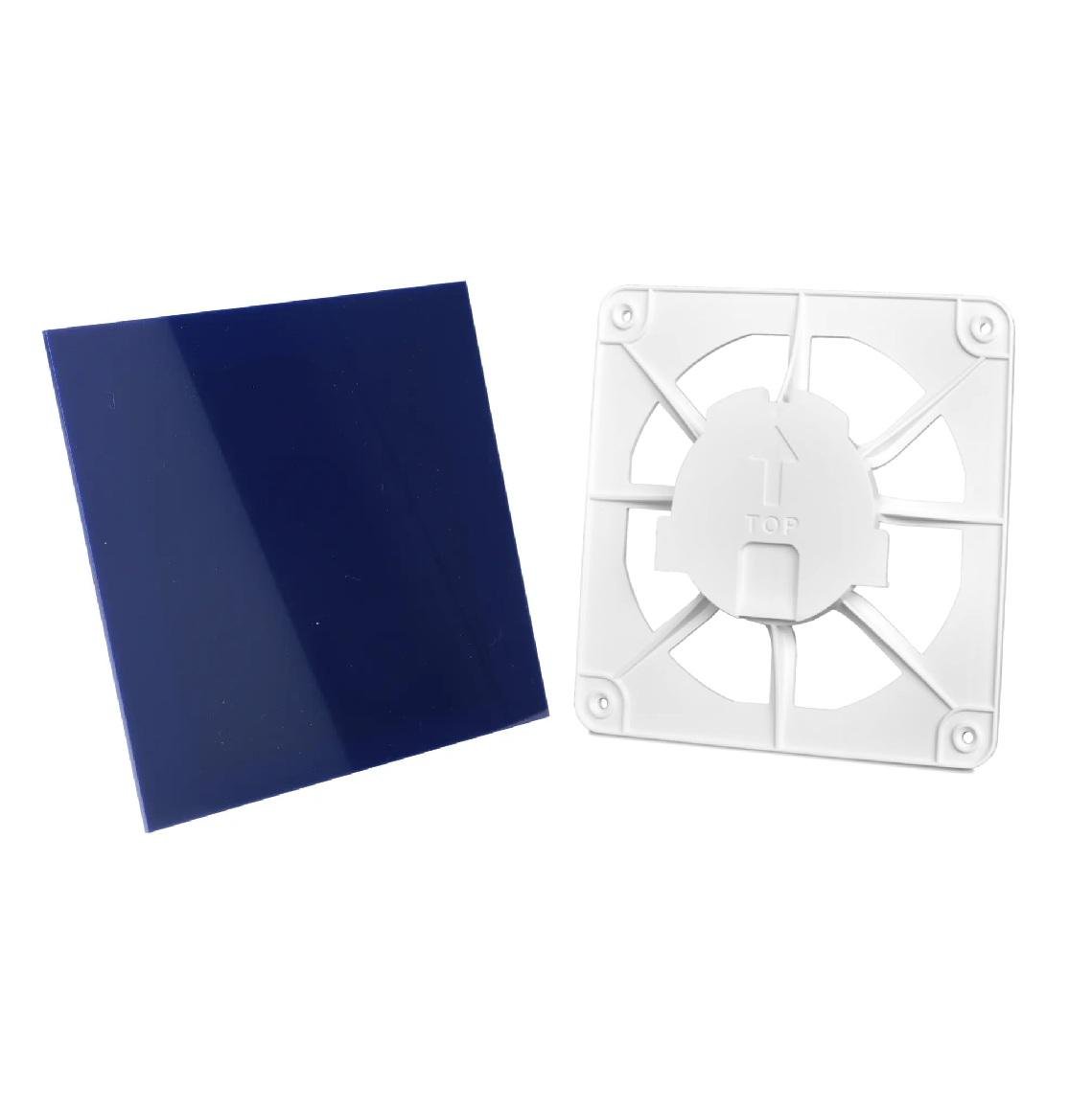 Вентиляційна решітка AirRoxy dRim grill та пластикова панель Синій (02-300166)