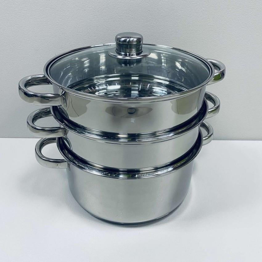 Кастрюля-пароварка Maestro MR-2900-22 из нержавеющей стали 22 см 4 л (2820089773) - фото 2 Кастрюля-пароварка Maestro MR-2900-22 из нержавеющей стали 22 см 4 л (2820089773) - фото 2