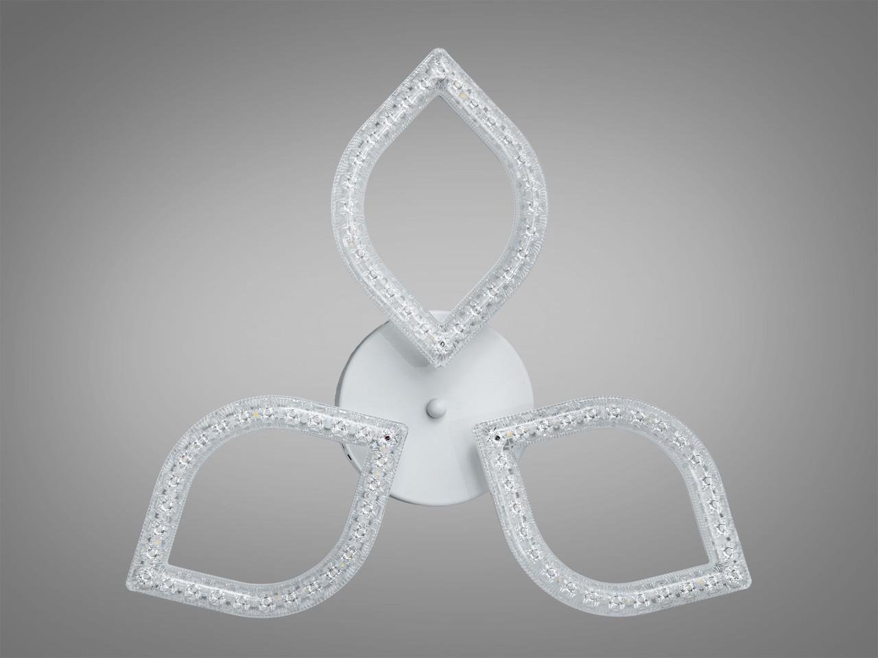 Люстра світлодіодна MX4773/3S WH з трьома листоподібними елементами Білий (2894551262) Люстра світлодіодна MX4773/3S WH з трьома листоподібними елементами Білий (2894551262)