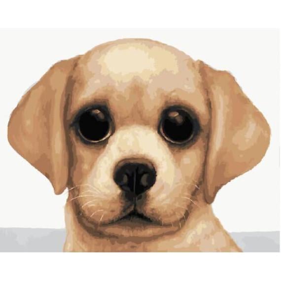 Картина за номерами Brushme Маленький лабрадор Маргарет Кін (GX29278)