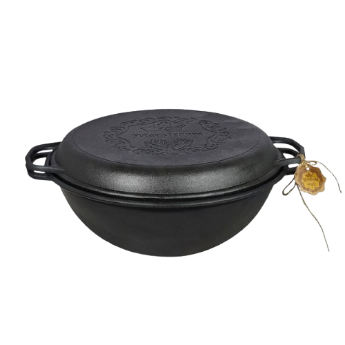 Казан узбецький Майстерня Т405СРGr з кришкою-сковородою гриль 8 л (2591597046)