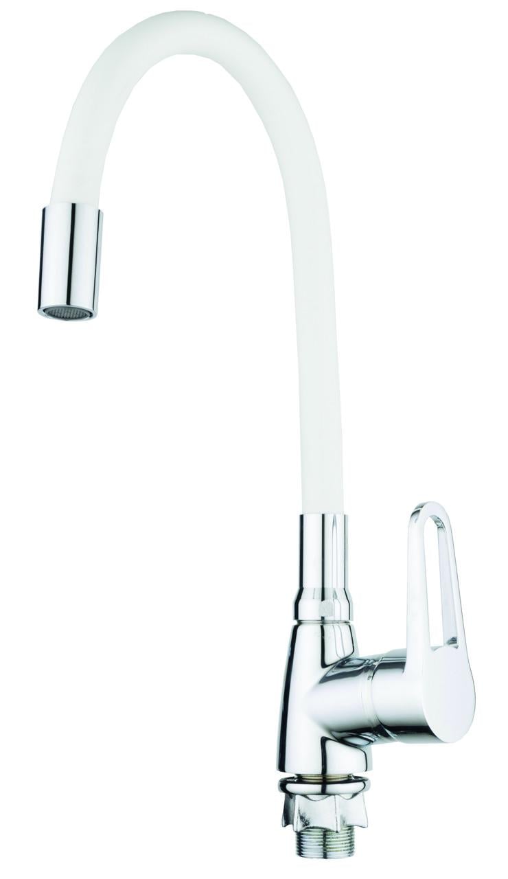 Змішувач для кухні MIXXUS Elba 014 Reflector White без підводки (MI6310)