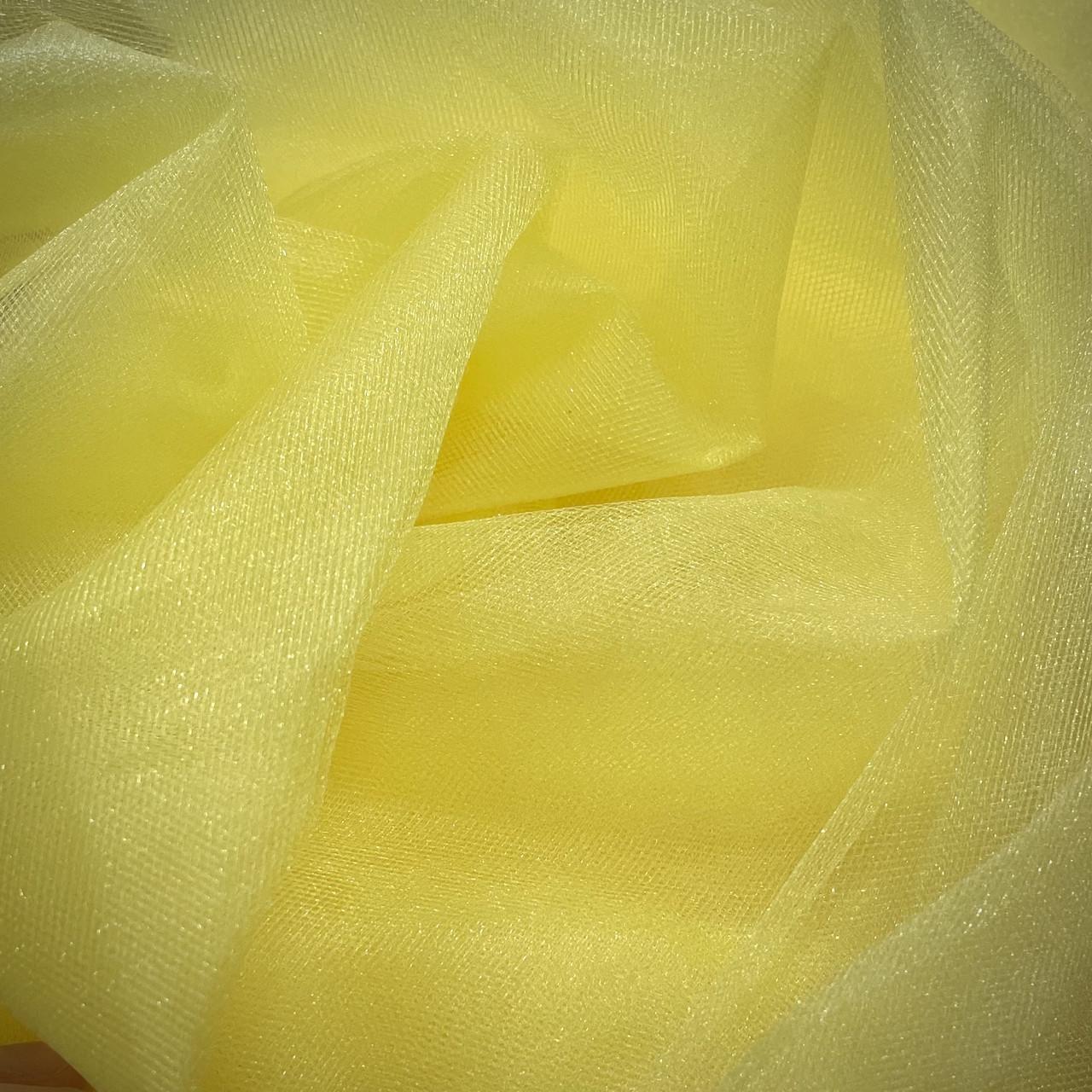 Сетка фатин №017 Желтый (24479194) - фото 1 Сетка фатин №017 Желтый (24479194) - фото 1