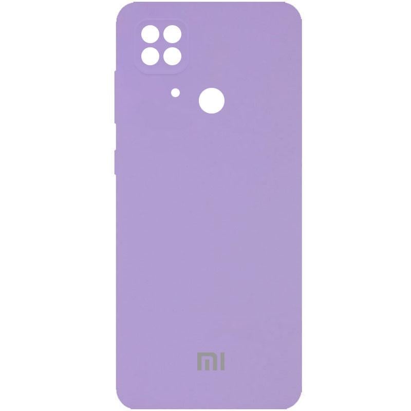 Чехол Silicone Cover Full Camera (AA) для Xiaomi Redmi 10C Сиреневый / Dasheen