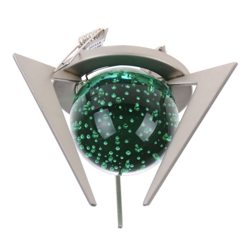Светильник точечный декоративный HDL-BA ALU/Green MR16