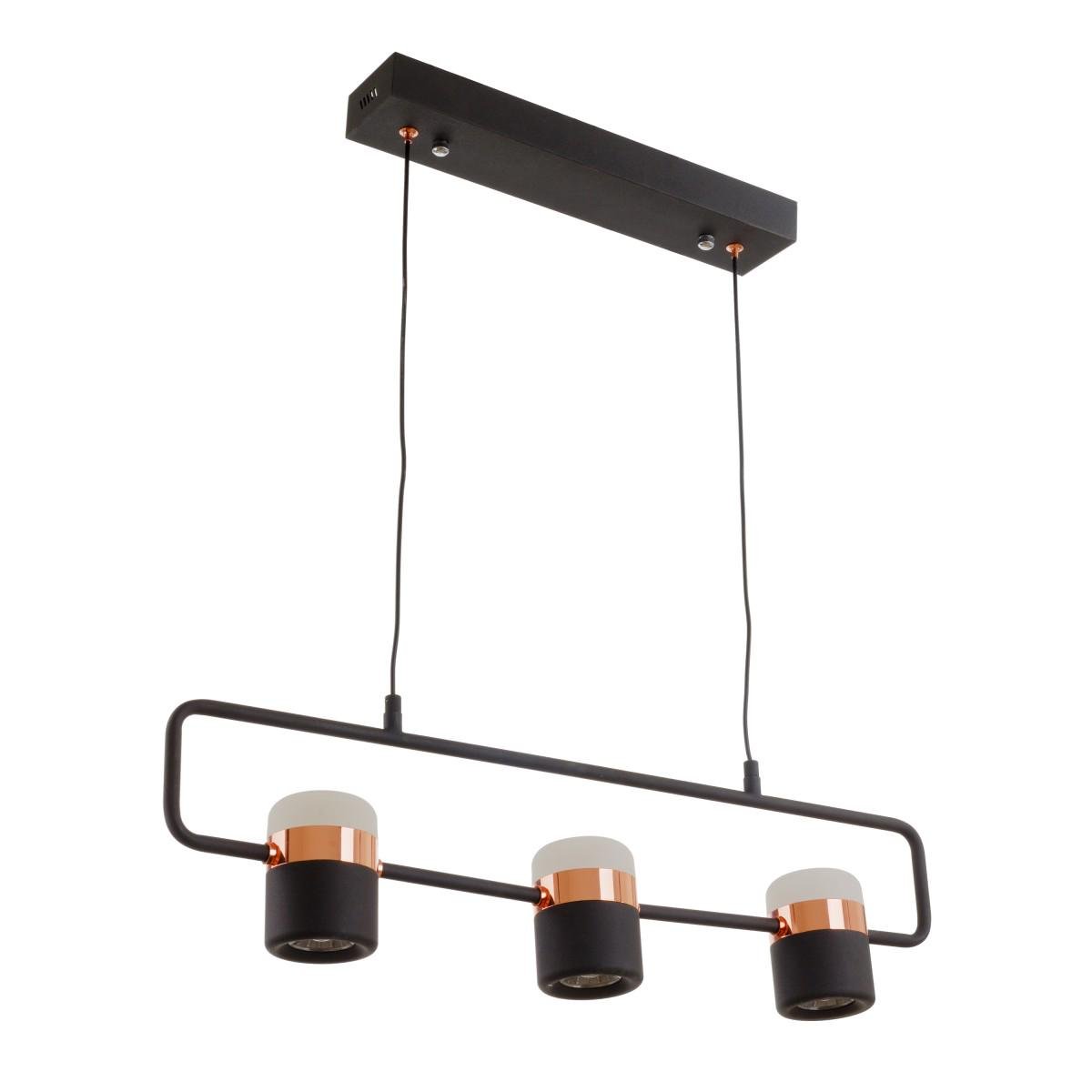 Люстра лофт подвес светодиодная Brille BL-816S/3x7/1 W WW BK/RG