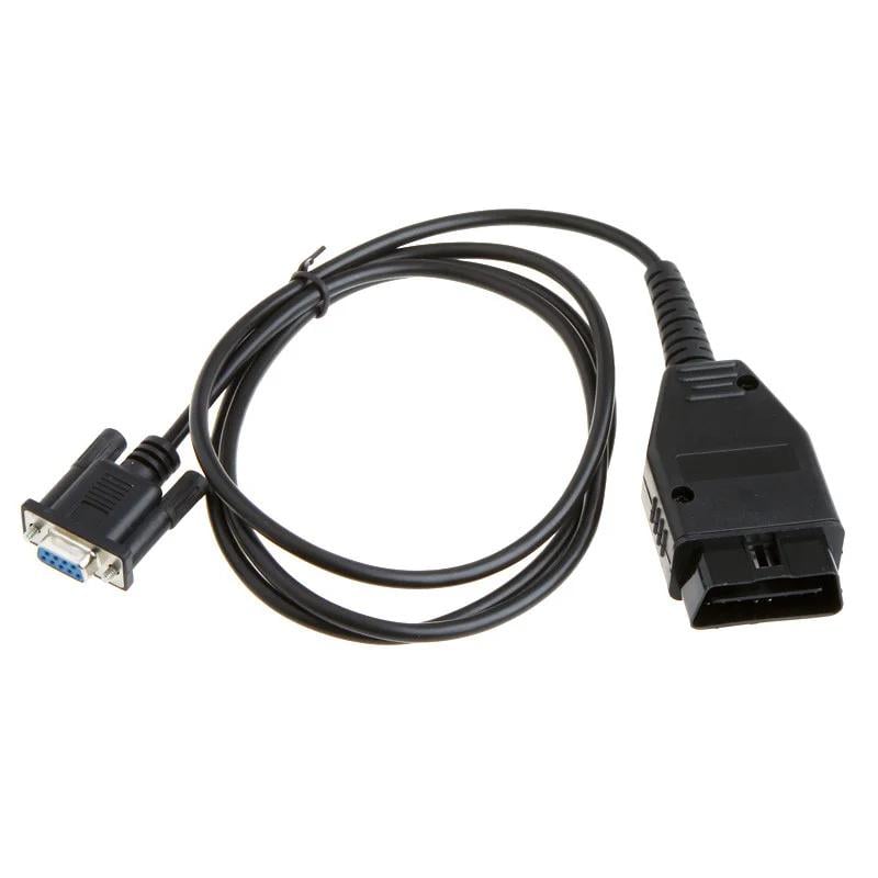Переходник RS232 DB9 мама to OBD2 16pin папа 140 см Black (284190) Переходник RS232 DB9 мама to OBD2 16pin папа 140 см Black (284190)
