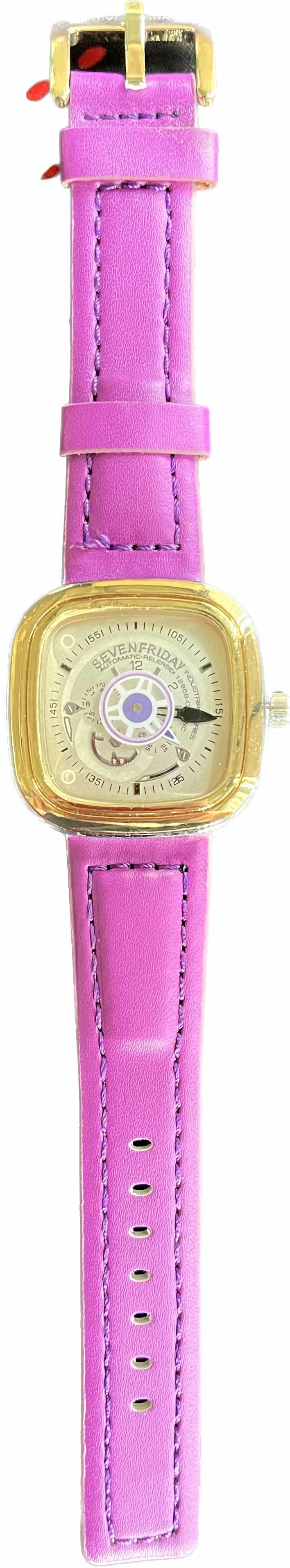 Часы наручные мужские Watches 4372 SF Gold/Purple (569362)