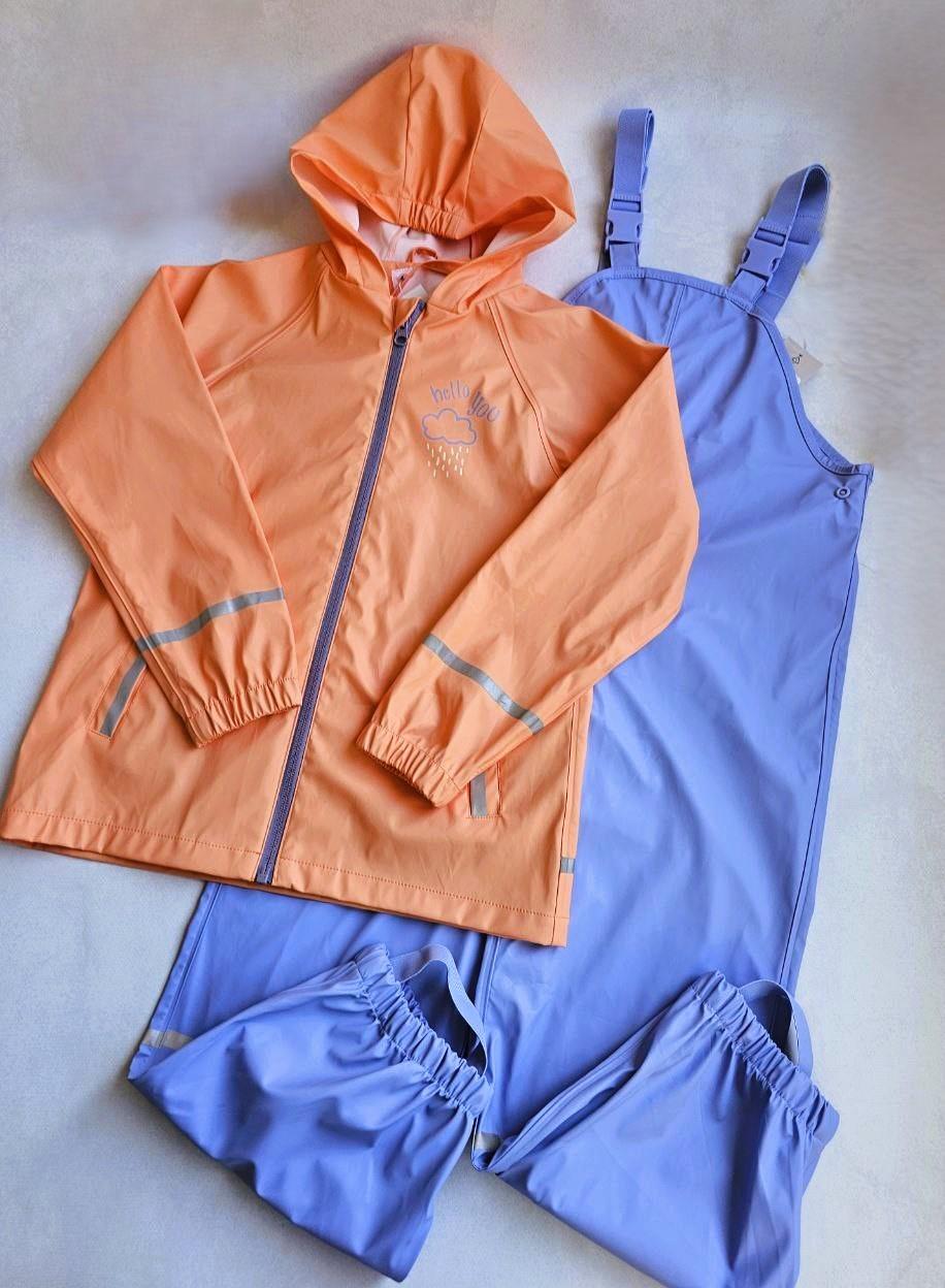 Дождевик-комплект для девочки Lupilu без утепления 98-104 см (20813442)