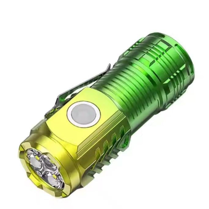 Фонарь PLD-HP01-3LED Power indicator Type-C Gold/Green (10589)