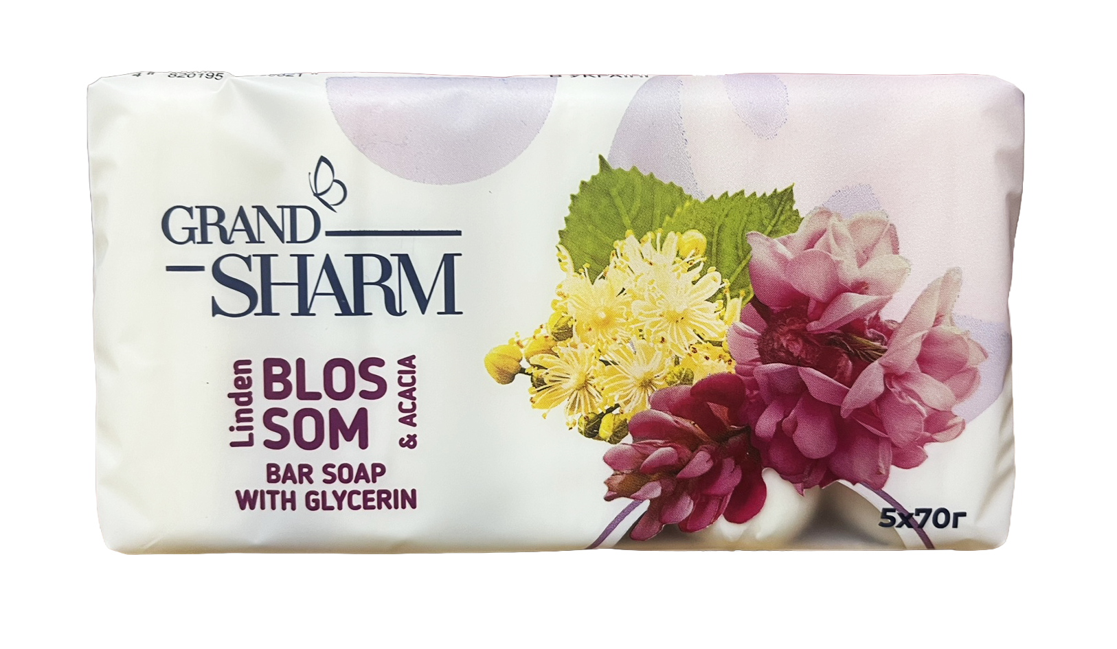 Мыло туалетное Grand Sharm Липовый цвет и акация 5 шт. 70 г (133025)