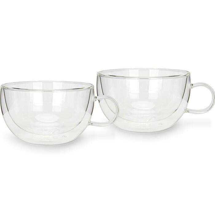 Набор кружек Fissman с двойными стенками жаропрочное стекло 330 мл 2 шт. (16538) Набор кружек Fissman с двойными стенками жаропрочное стекло 330 мл 2 шт. (16538)