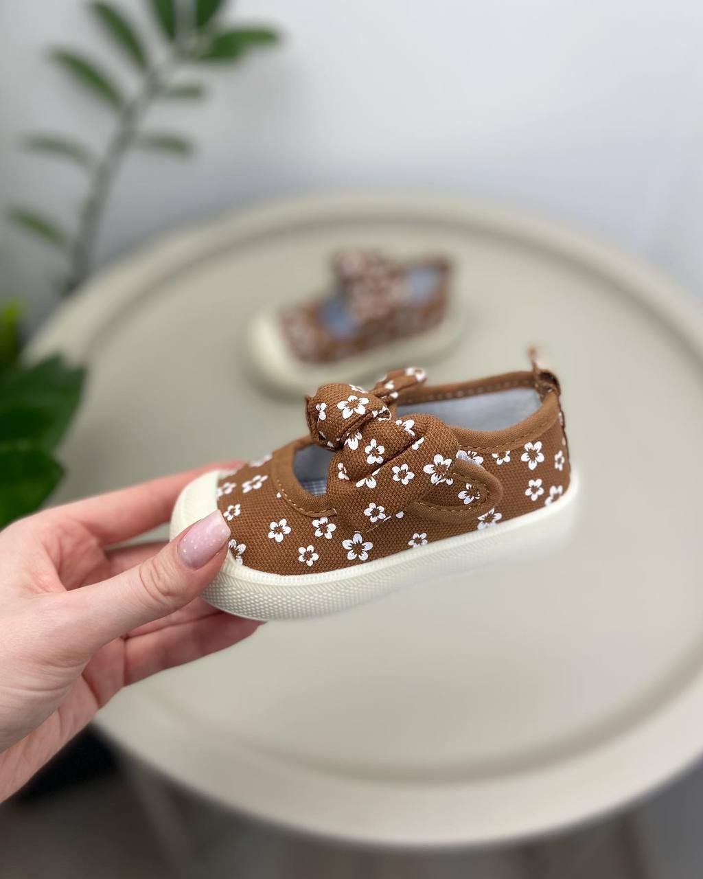 Кроссовки детские р. 19 Коричневый (810) - фото 2 Кроссовки детские р. 19 Коричневый (810) - фото 2