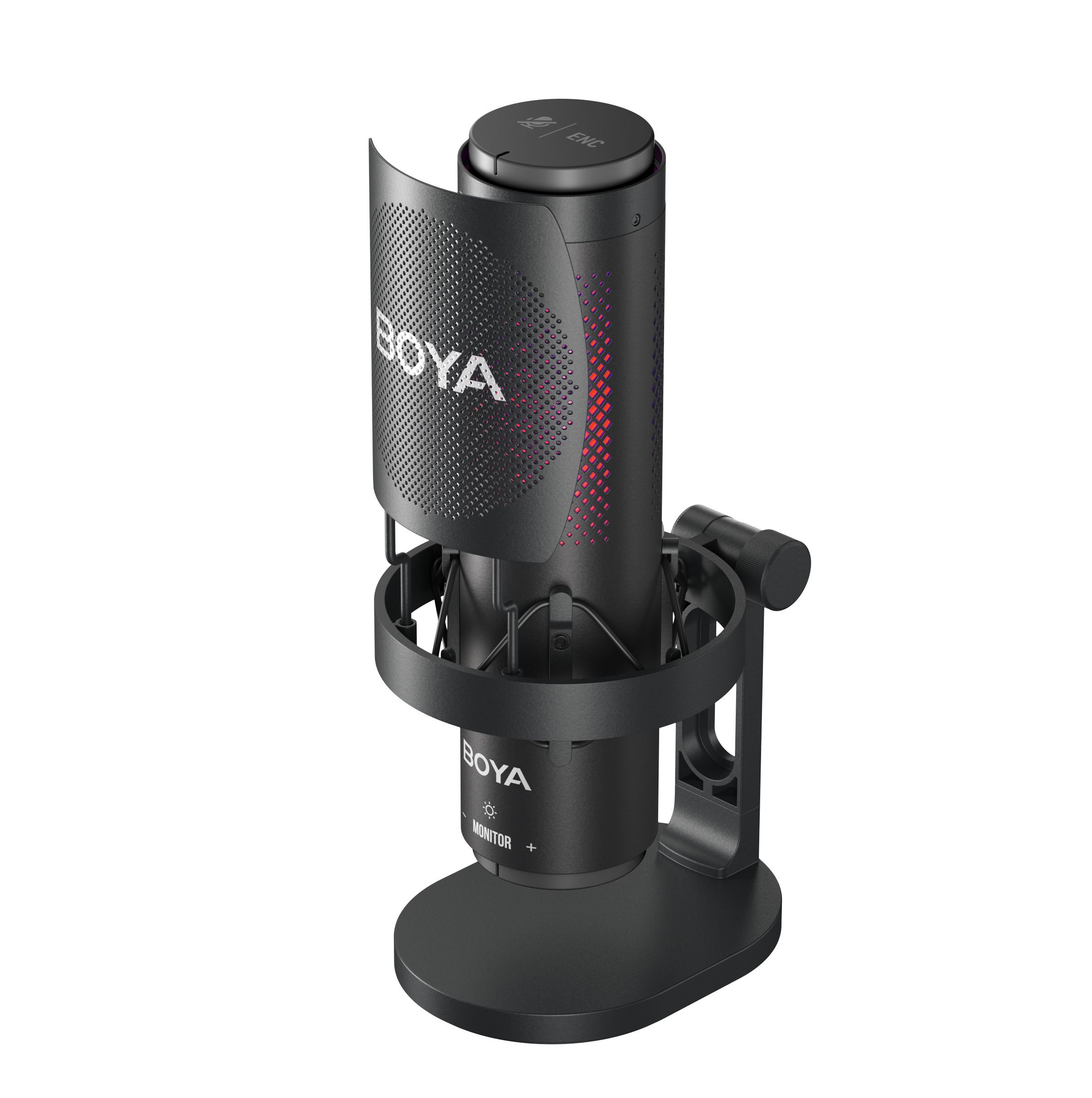 Микрофон BOYA K9 для блоггеров с RGB подсветкой и стойким пантографом (51004) - фото 14 Микрофон BOYA K9 для блоггеров с RGB подсветкой и стойким пантографом (51004) - фото 14