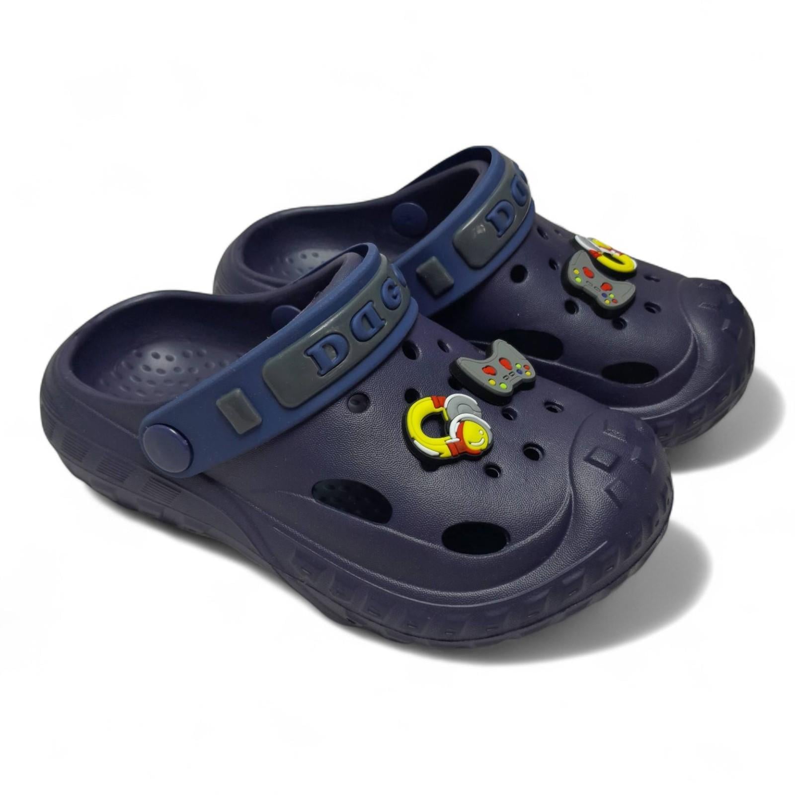 Сабо детские dagostyle с джибитсами р. 29 18,5 см Синий (2660521416)