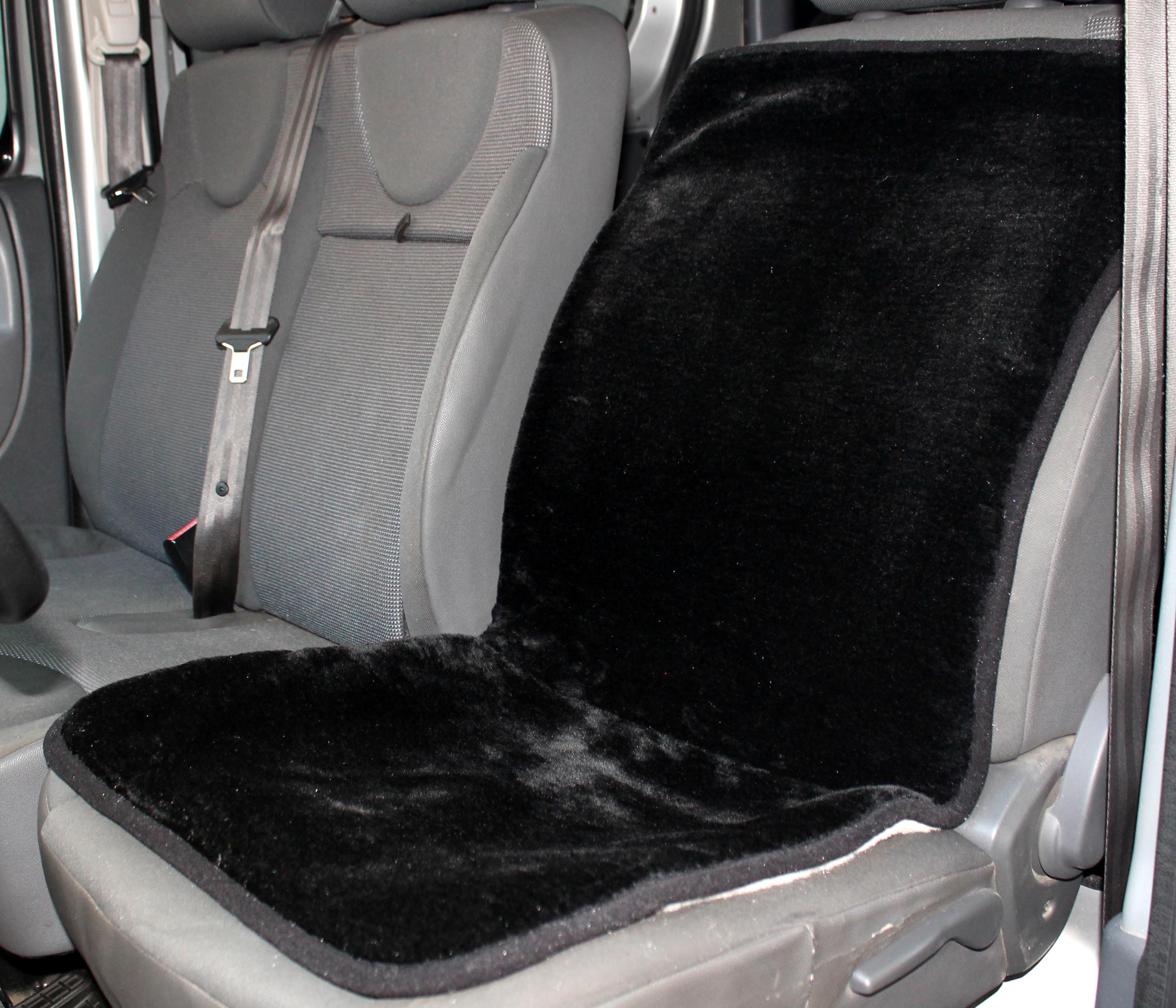 Накидка на сиденье автомобиля из овчины Sheepskin эко-шерсть 2 шт. (421)